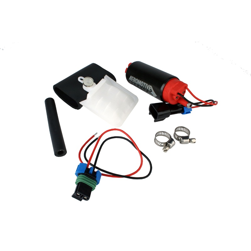 AEROMOTIVE Fuel Pump, E85, Offset inlet 340lph (This item will supersede P/N 11141)