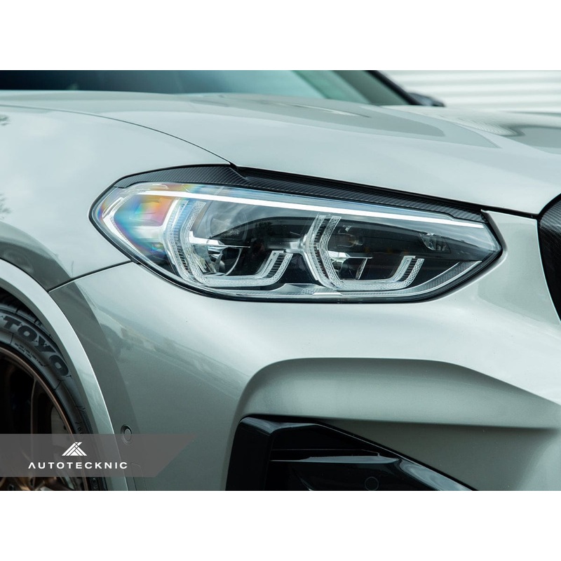 AutoTecknic Carbon Fiber Headlight Trim Set – G01 X3 | G02 X4