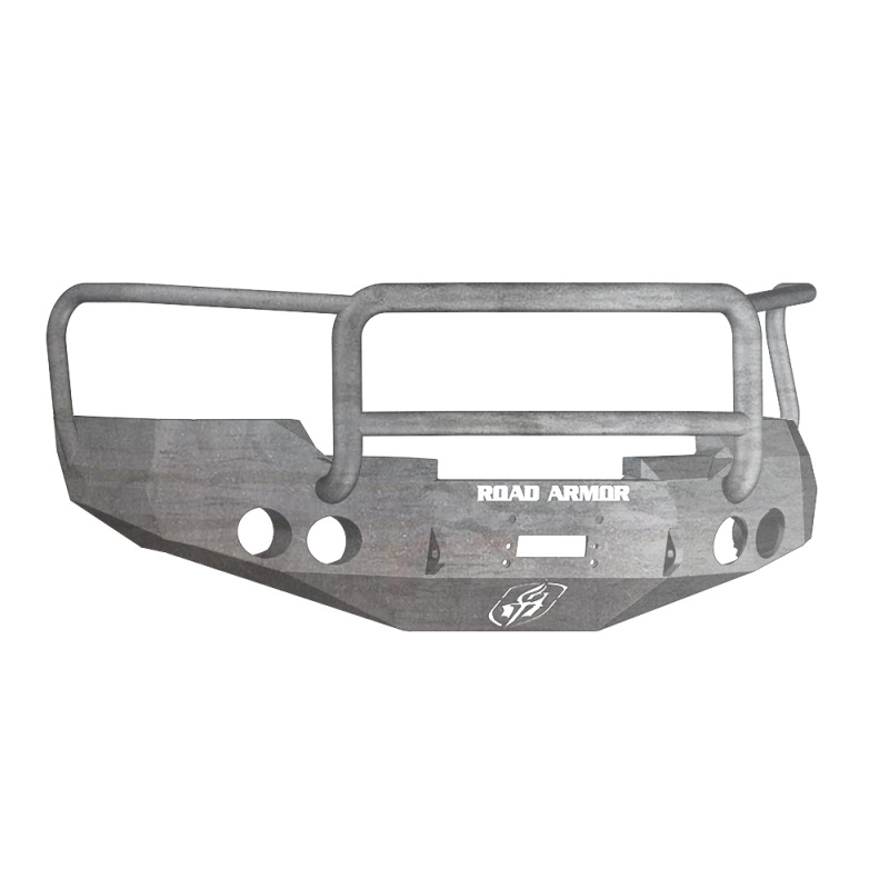 Road Armor 08-13 GMC 1500 Stealth Front Winch Bumper w/Lonestar Guard – Raw