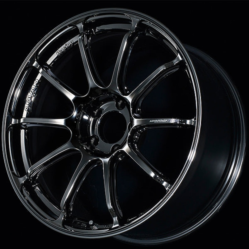 Advan RSIII Wheel – 19×8.5 +45 | 5×108 Black Chrome
