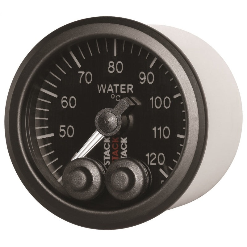 Autometer Stack 52mm 40-120 Deg C 1/8in NPTF Male Pro-Control Water Temp Gauge – Black