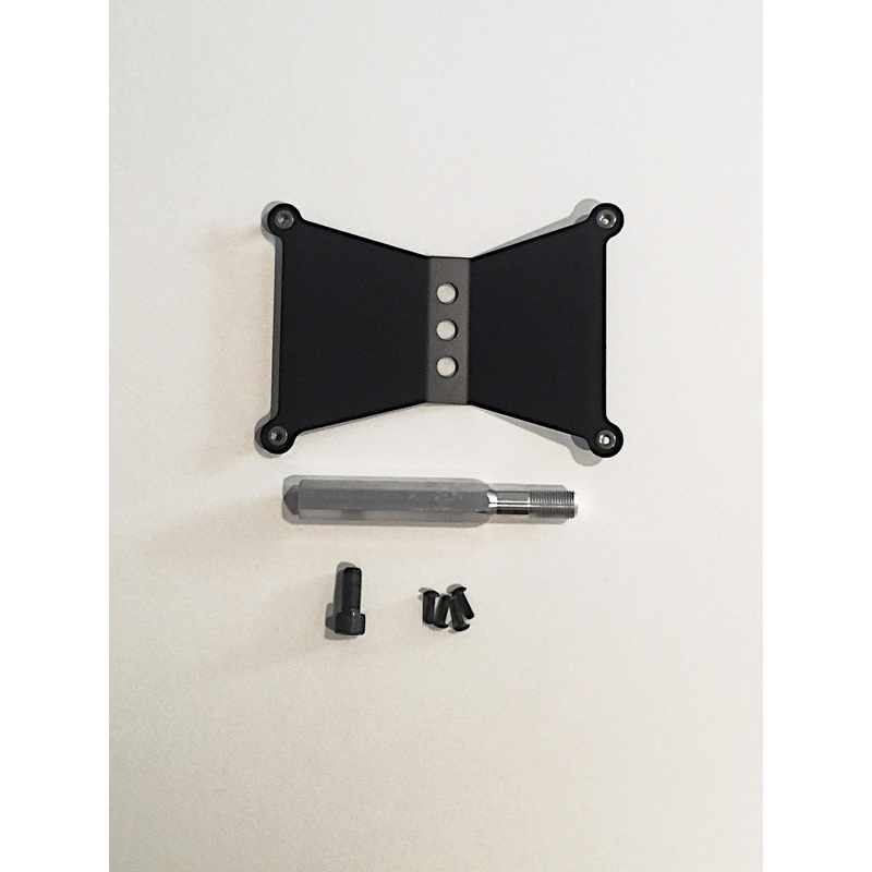 DARKSIDE Front Tow Hook License Plate Mount 2015-2017 Porsche 958.2 Cayenne