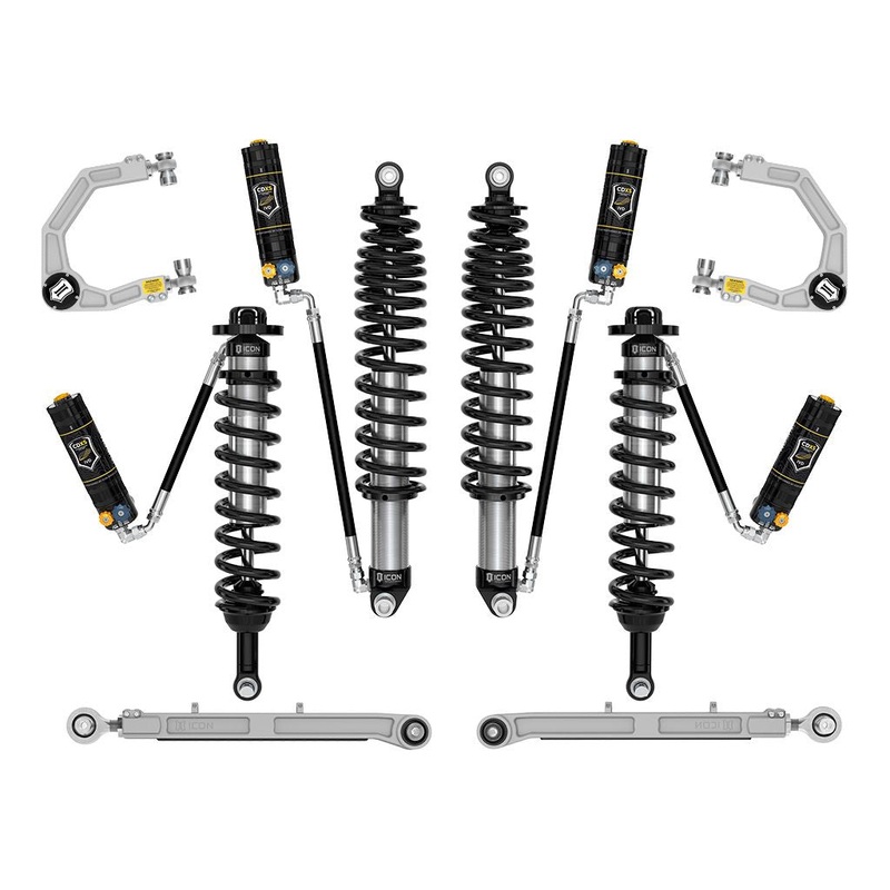 ICON 21-24 BRONCO NON-SASQUATCH 3-4″ LIFT STAGE 6 SUSPENSION SYSTEM CDXS BILLET HEAVY RATE