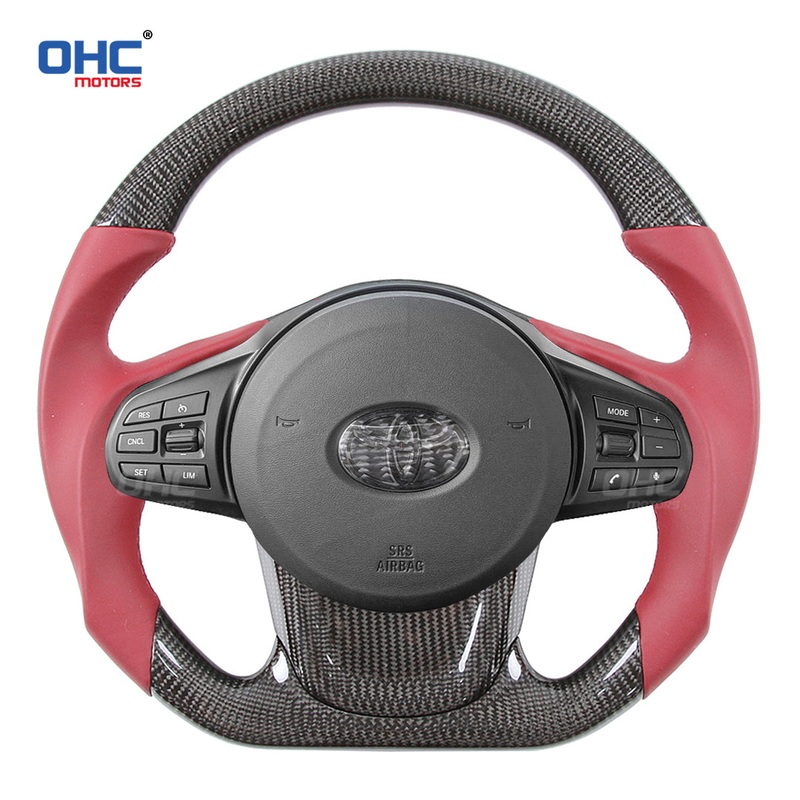 OHC Motors Carbon Fiber Steering Wheel for Toyota Supra A90 A91 2019-2024