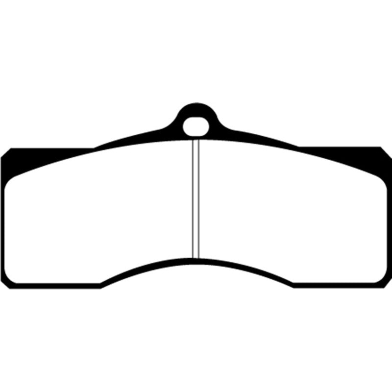 EBC 68-69 Chevrolet Camaro (1st Gen) 4.9 Redstuff Front Brake Pads