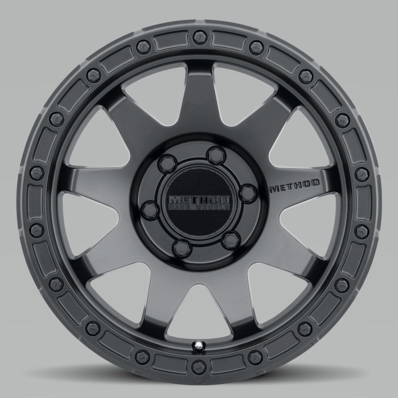 Method MR317 18×9 +3mm Offset 6×5.5 106.25mm CB Matte Black Wheel | MR31789060503