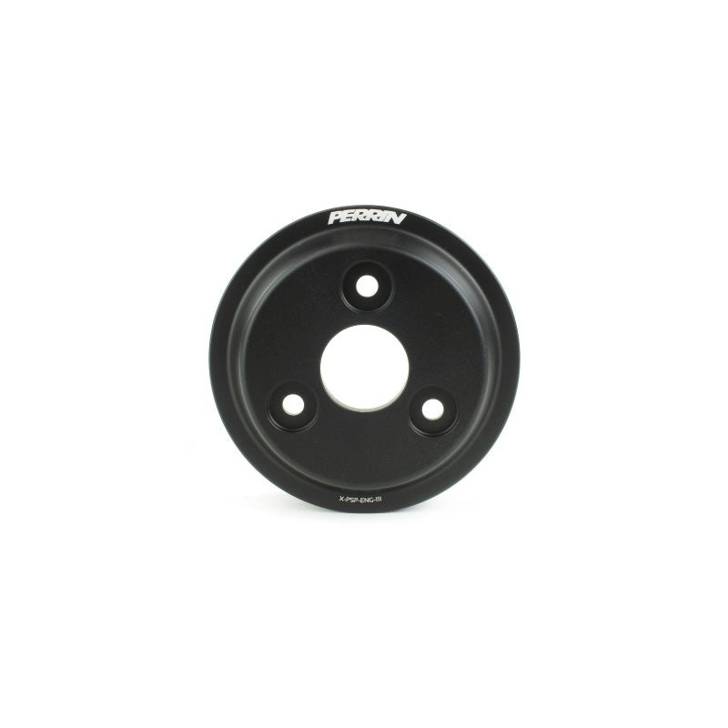 Perrin Lightweight Water Pump Pulley – Black | 2015-2021 Subaru WRX (PSP-ENG-111BK)