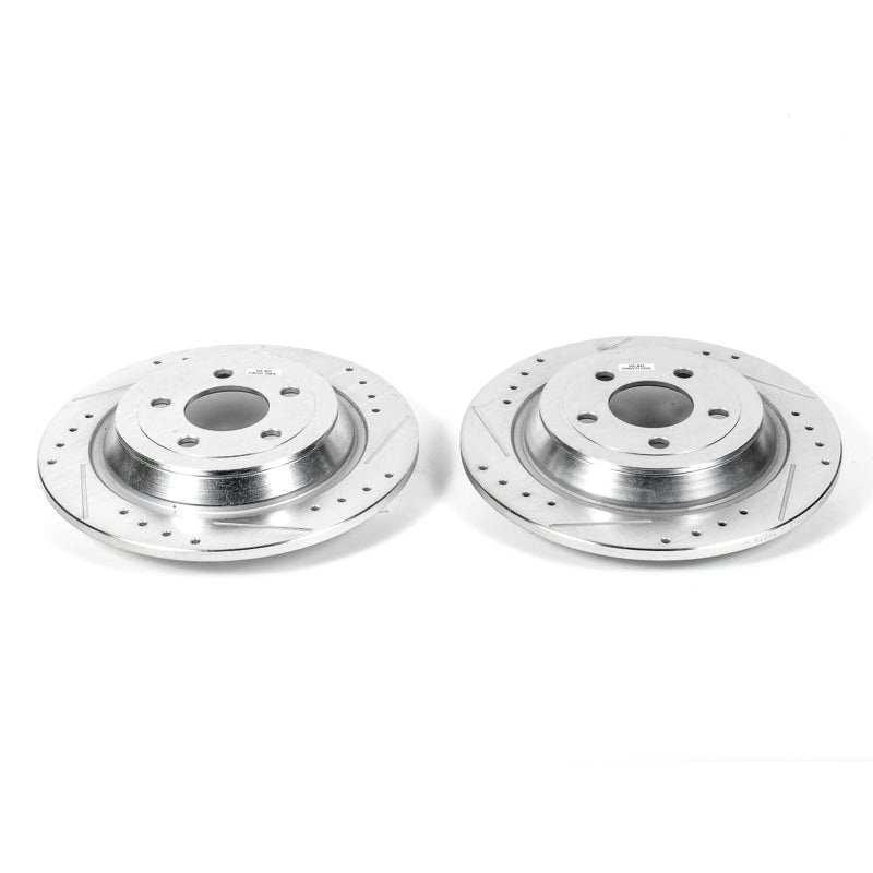 Power Stop 15-17 Ford F-150 Rear Evolution Drilled & Slotted Rotors – Pair