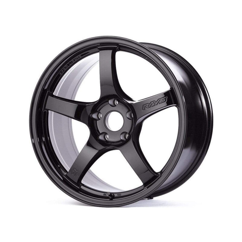 Gram Lights 57CR 18×8.5 +37 5-108 Glass Black Wheel