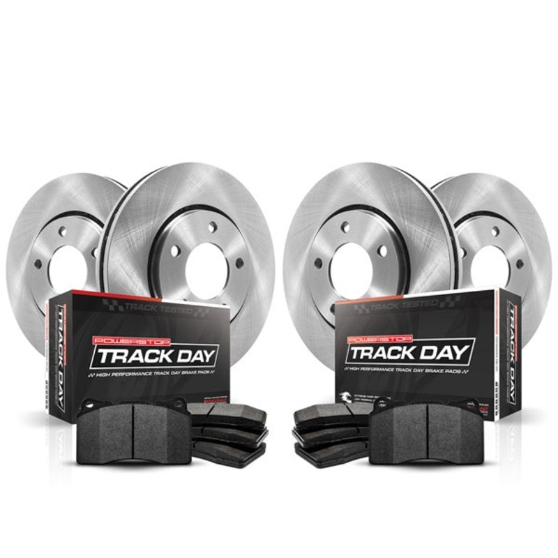 Power Stop Front & Rear Track Day Brake Kit | 2013-2016 Subaru BRZ (TDBK6112)