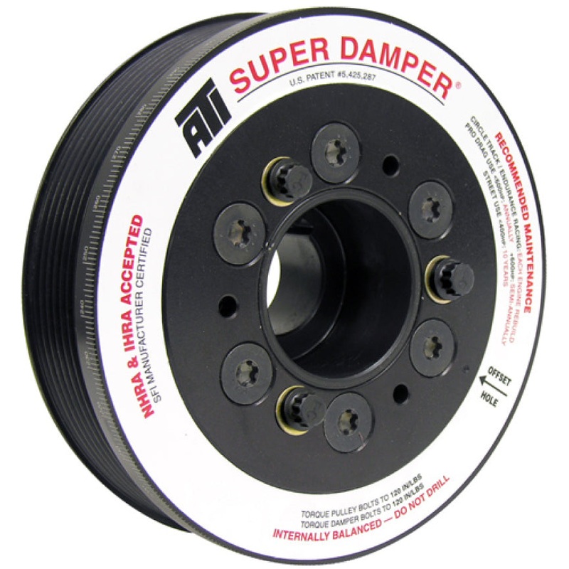 ATI Damper – 5.67in – Alum – 6 Grv – Mitsubishi Evo 10 – 3 Percent UD – 08+ – 1Pc