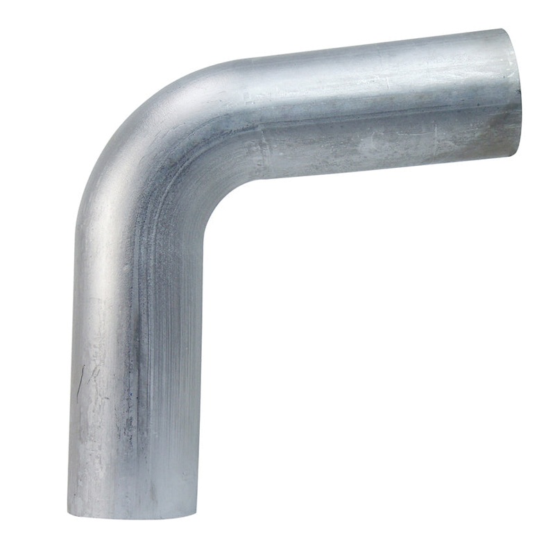 HPS 4″ OD 80 Degree Bend 6061 Aluminum Pipe | Universal (AT80-400-CLR-4)