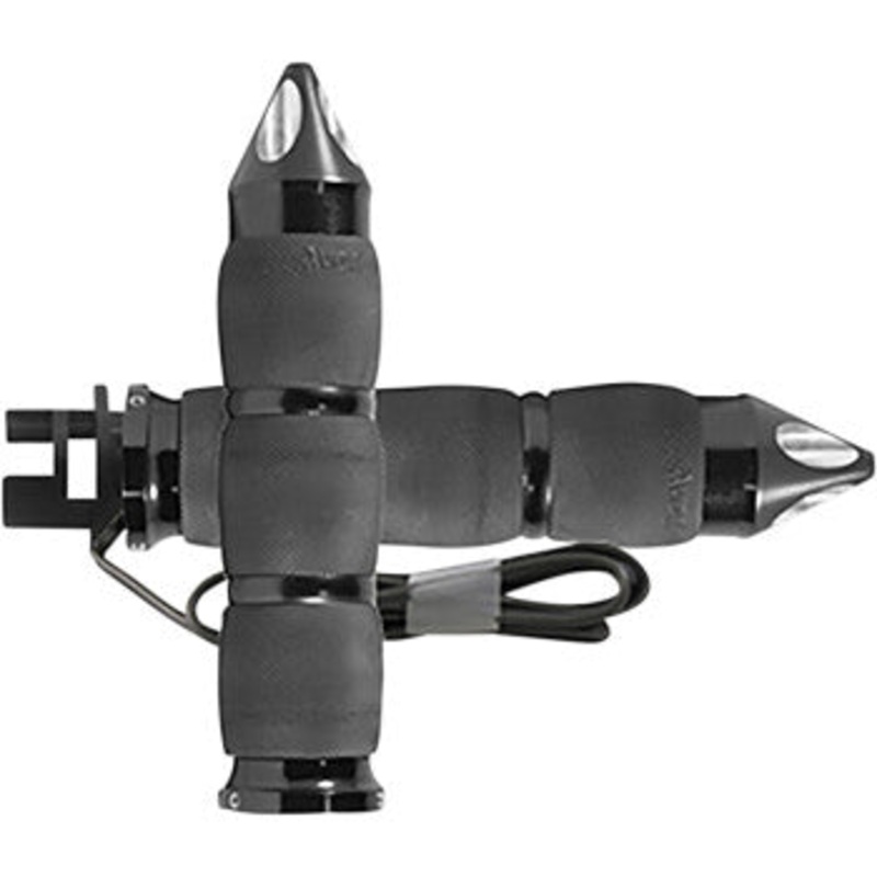 Indian Heated Grips – Air Cushion – Spike – Black by Avon Grips