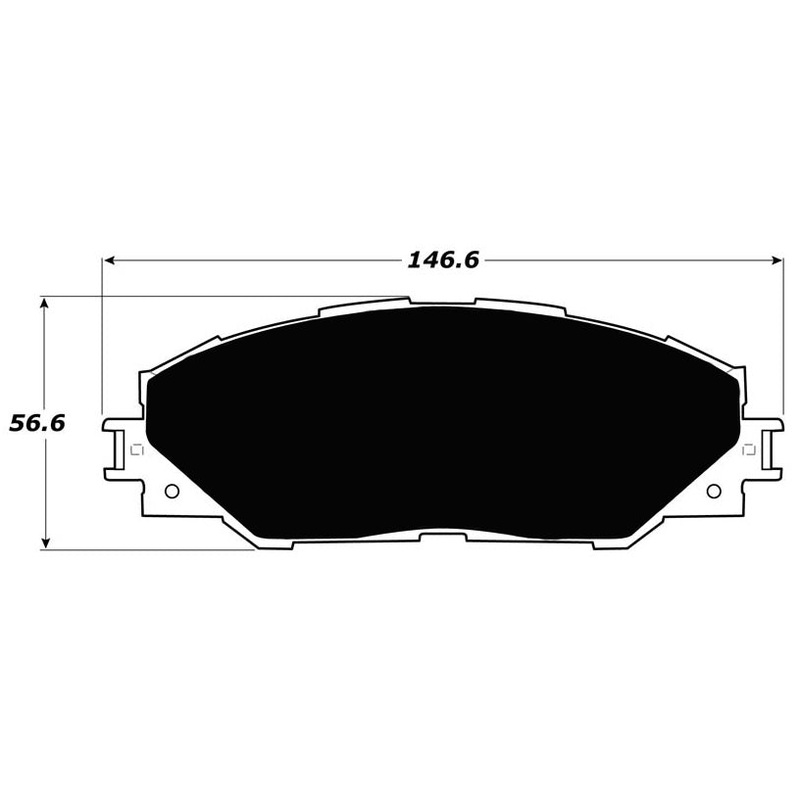 Porterfield Brake Pads for 2011 TOYOTA MATRIX XRS