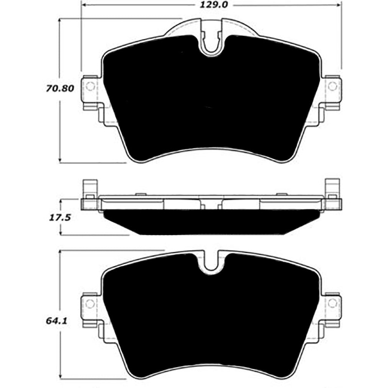 Porterfield Brake Pads for 2014 MINI Cooper S 5 Lug