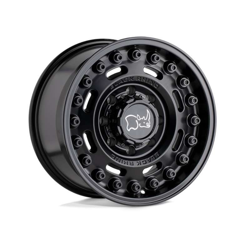 18×9.5 Black Rhino Axle Matte Black Wheel