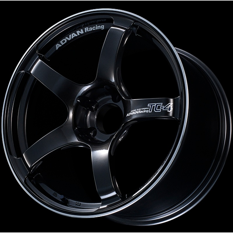 Advan TC4 18×11 +30 5-114.3 Racing Black Gunmetallic & Ring