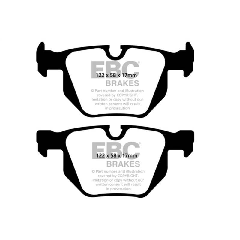 EBC 06-12 BMW 335i 3.0T (E90/E92/E93) Bluestuff Rear Brake Pads