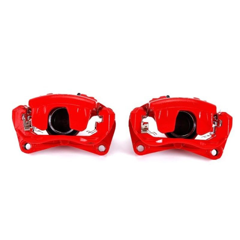 Power Stop 07-10 Nissan Altima Front Red Calipers w/Brackets – Pair