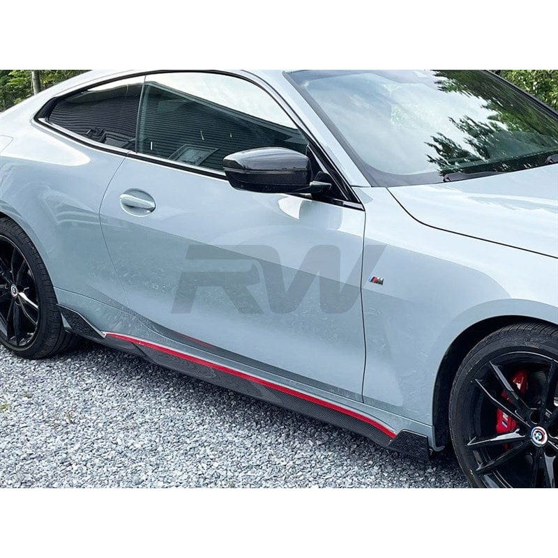 RW Carbon DTM Carbon Fiber Side Skirt Extensions – BMW / G22 / G23