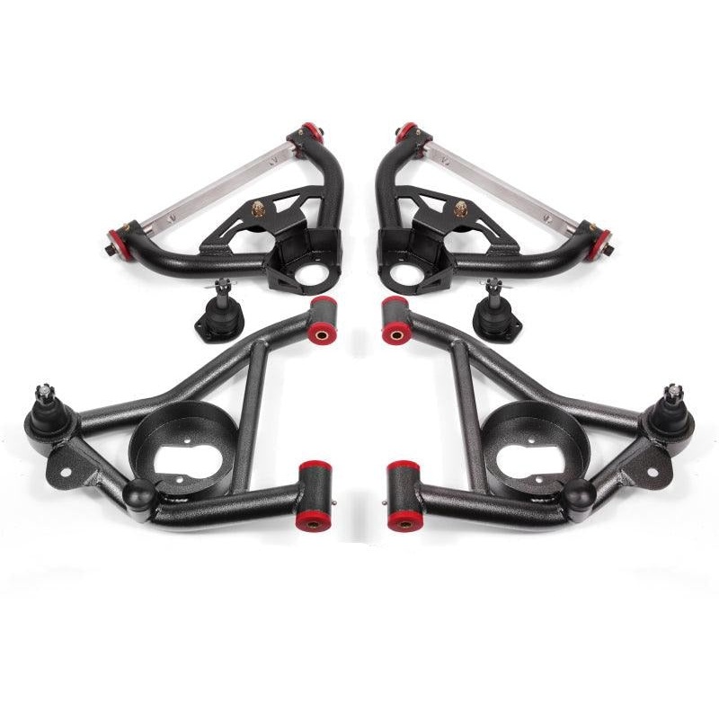 BMR 78-87 G-Body Upper And Lower A-Arm Kit – Black Hammertone