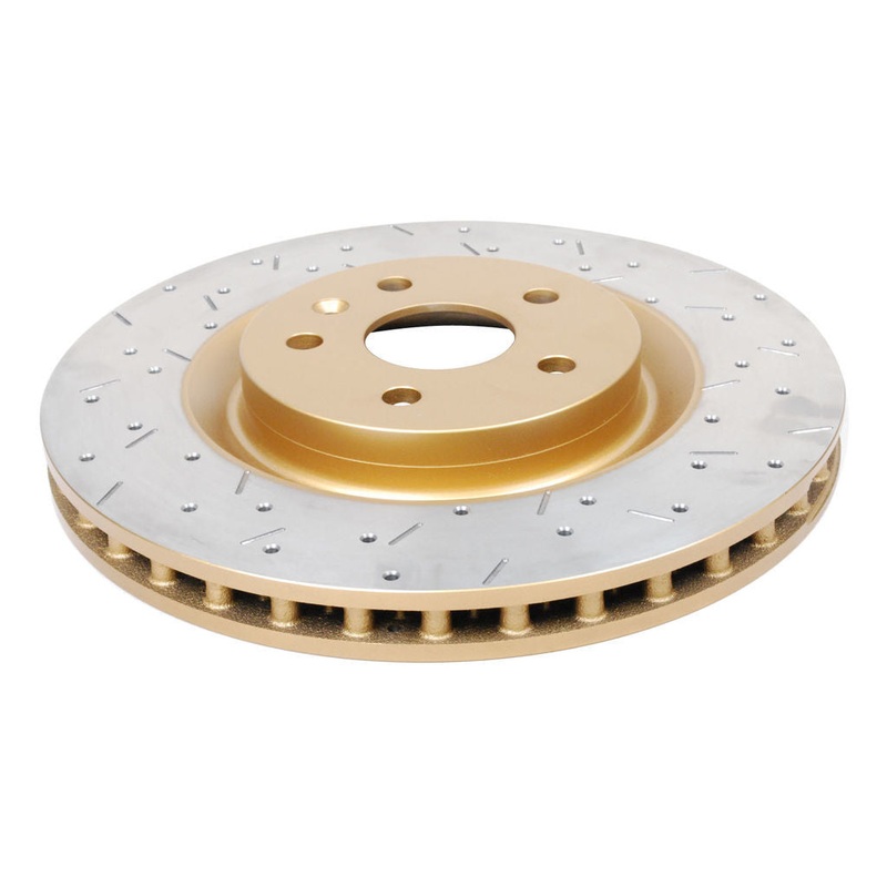DBA Street Series X Drilled/Slotted Brake Rotor – 2008-10 WRX