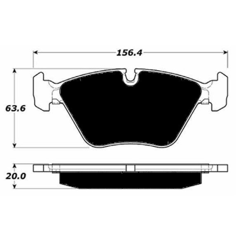 Porterfield Brake Pads for 2006 BMW 330 Series E46