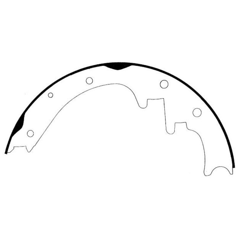 Porterfield Brake Shoes for 1999 JEEP CHEROKEE with 10″ Rear Shoe