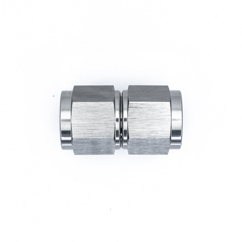 DeatschWerks 8AN Female Flare To 8AN Flare Female Swivel – Anodized Titanium