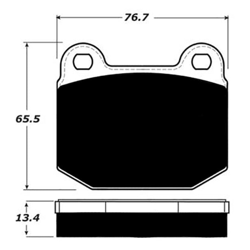 Porterfield Brake Pads for 2008 LOTUS ELISE