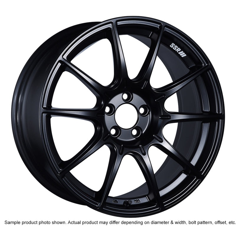 SSR GTX01 18×8.5 5×114.3 44mm Offset Flat Black Wheel