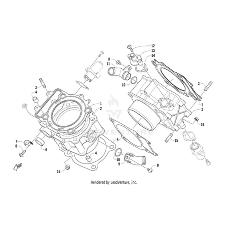 Water Hose Union by Arctic Cat