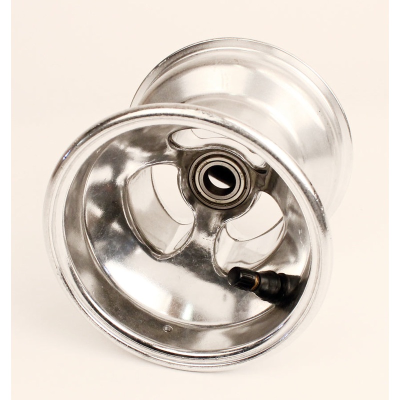 1. 5500.10.95-LU Birel Polished Aluminum 17mm DSM Wheel, 130mm x 5″