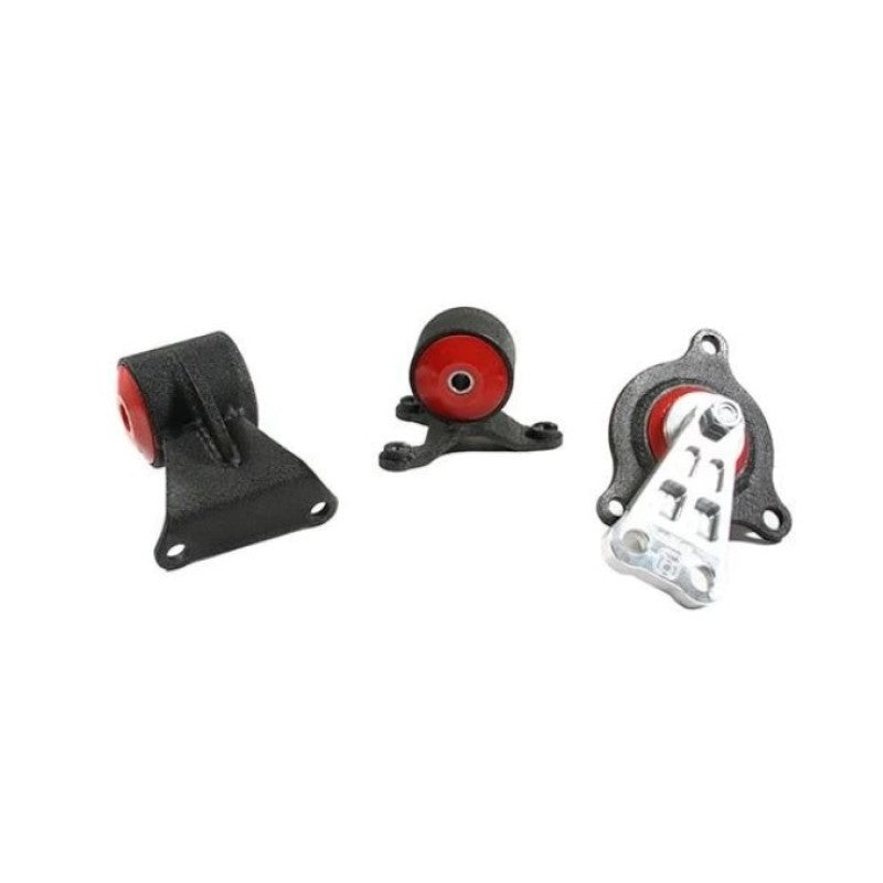 Innovative 02-06 Acura RSX K-Series/Base Automatic Black Aluminum Replacement Mount Kit 75A Bushings