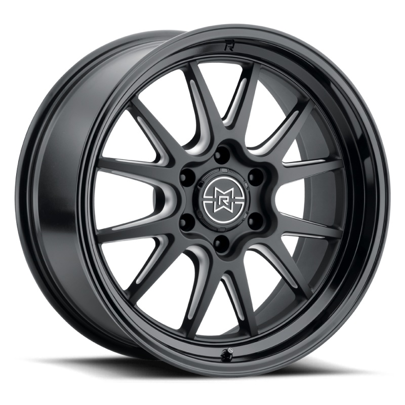 Method Raised MR802 22×10 / 6×5.5 BP / -18mm Offset / 106.25mm Bore – Double Black Milled Wheel