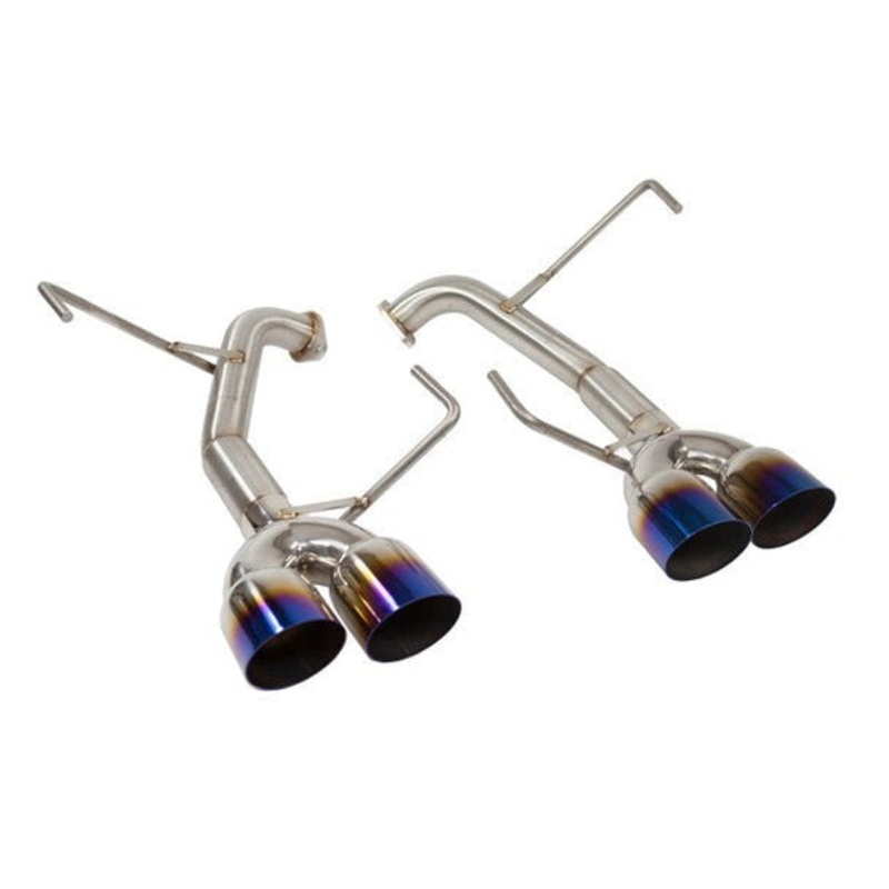 Nameless Performance [15-21 WRX, 15-18 STI] Catback 3.5″ Single Wall Neochrome Tips and No Muffler | SUCB15WRX-0MU-35NEO
