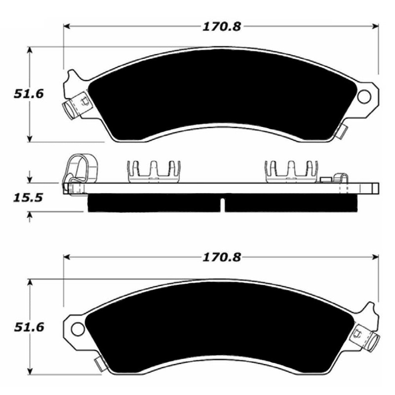 Porterfield Brake Pads for 1989 CHEVROLET CAMARO 1LE
