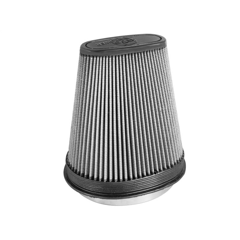 aFe Magnum FLOW Air Filter Pro DRY S (7-3/4×5-3/4in) F x (9x7in) B x (6×2-3/4in) T x (9-1/2in) H