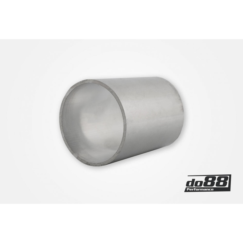 Aluminum pipe 76×3 mm, length 100 mm