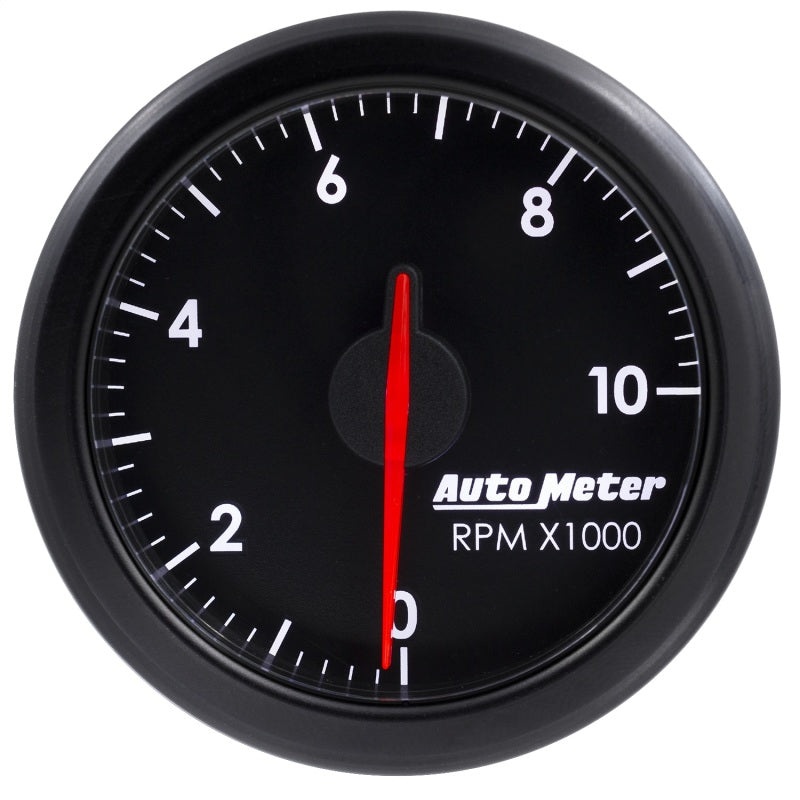 Autometer Airdrive 2-1/6in Tachometer Gauge 0-10K RMP Black Universal | 9197-T