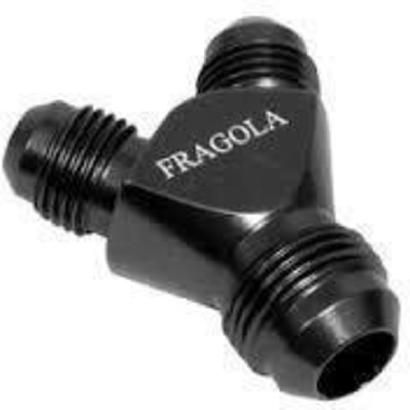 Fragola -12 AN To Dual -12 AN Y Fitting 900612-BL