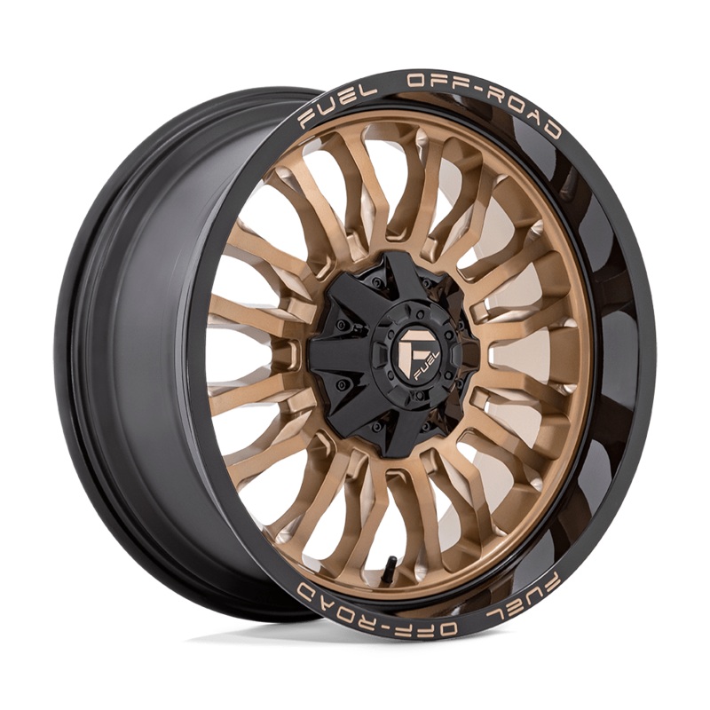 Fuel Wheels D797 ARC 20″ 6×139.7 Platinum Bronze With Black Lip
