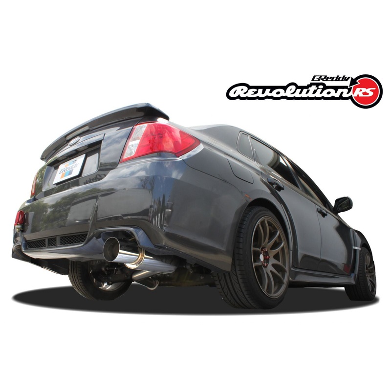 Greddy Revolution RS Exhaust 2011-2014 Subaru Impreza STI Sedan (single exit to right)