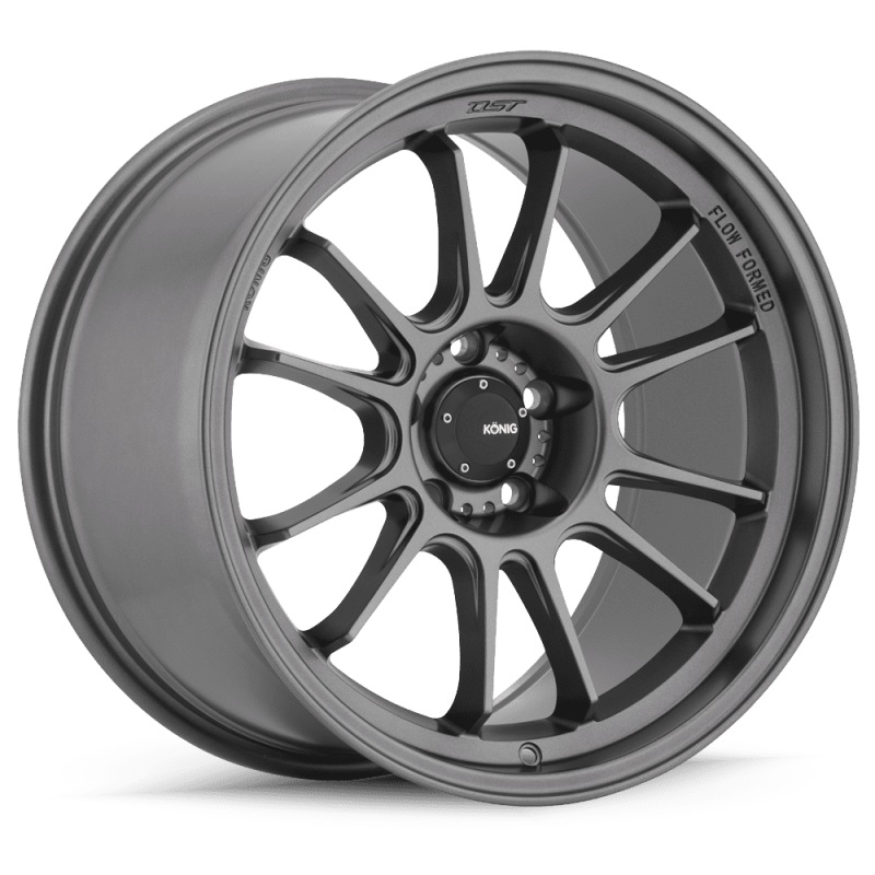 Konig Hypergram 19X11B 5X114.3 ET15 Matte Grey Flow Formed