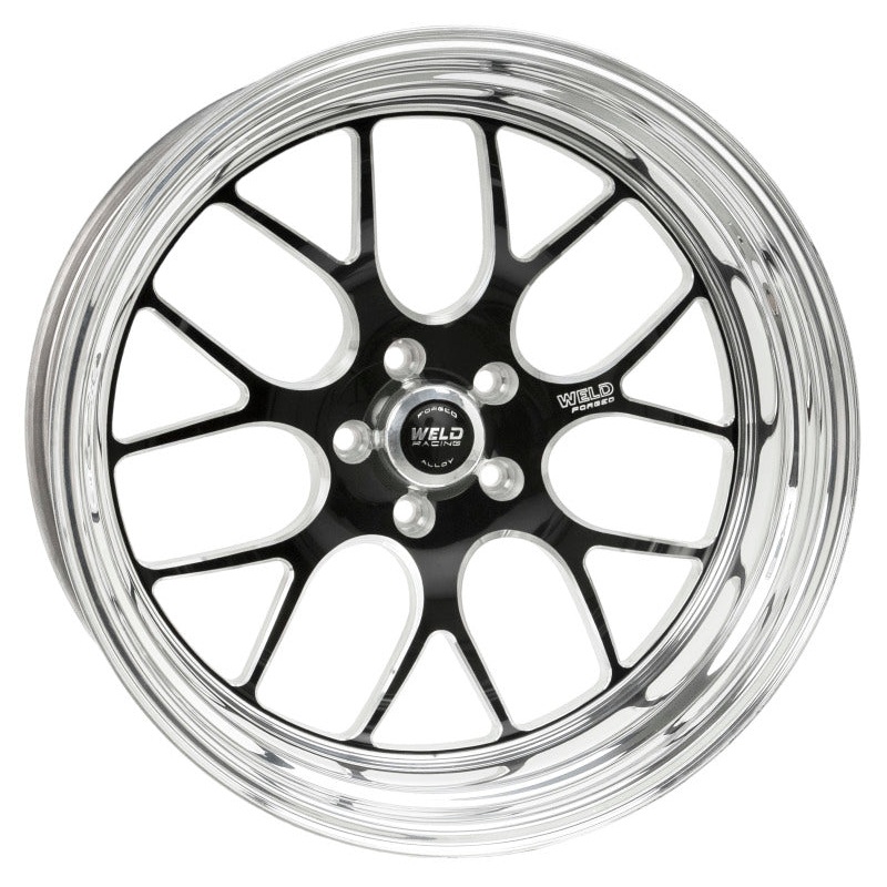 Weld S77 20×12 / 5x120mm BP / 4.4in. BS Black Wheel (Medium Pad) – Non-Beadlock