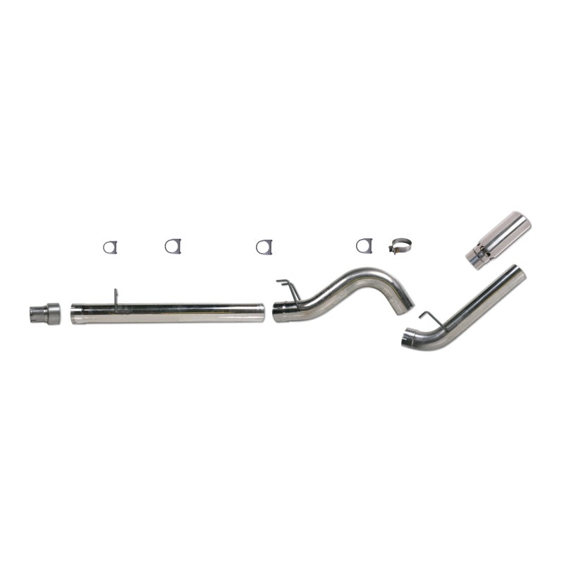 Diamond Eye KIT 5in DPF-BACK SGL AL 08 6 4L F250-F350 PCKGD BX46X14X14OD EL-PL 44inX13 5inX13 5inID