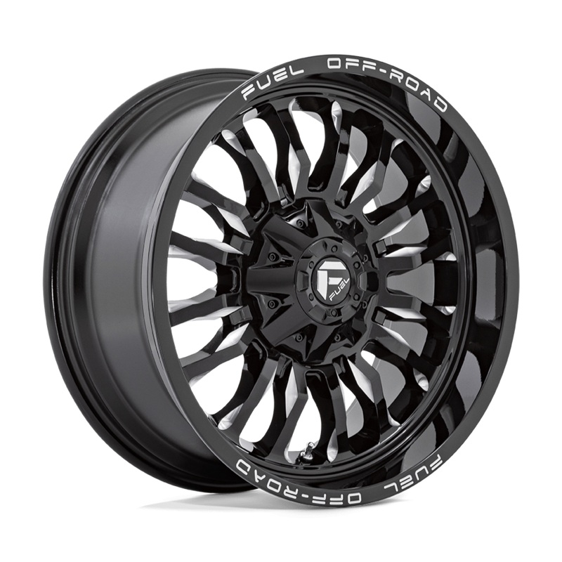 Fuel Wheels D795 ARC 20″ 8×170 Gloss Black Milled
