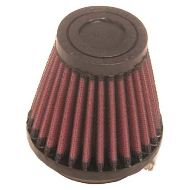 K&N 2 inch Flange 3 1/8″ Base 2 inch Top 3 inch Universal Rubber Filter (RU-2580)