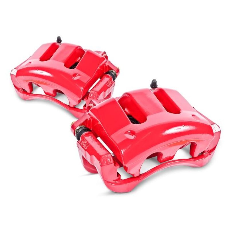 Power Stop 2002 Honda Passport Front Red Calipers w/Brackets – Pair