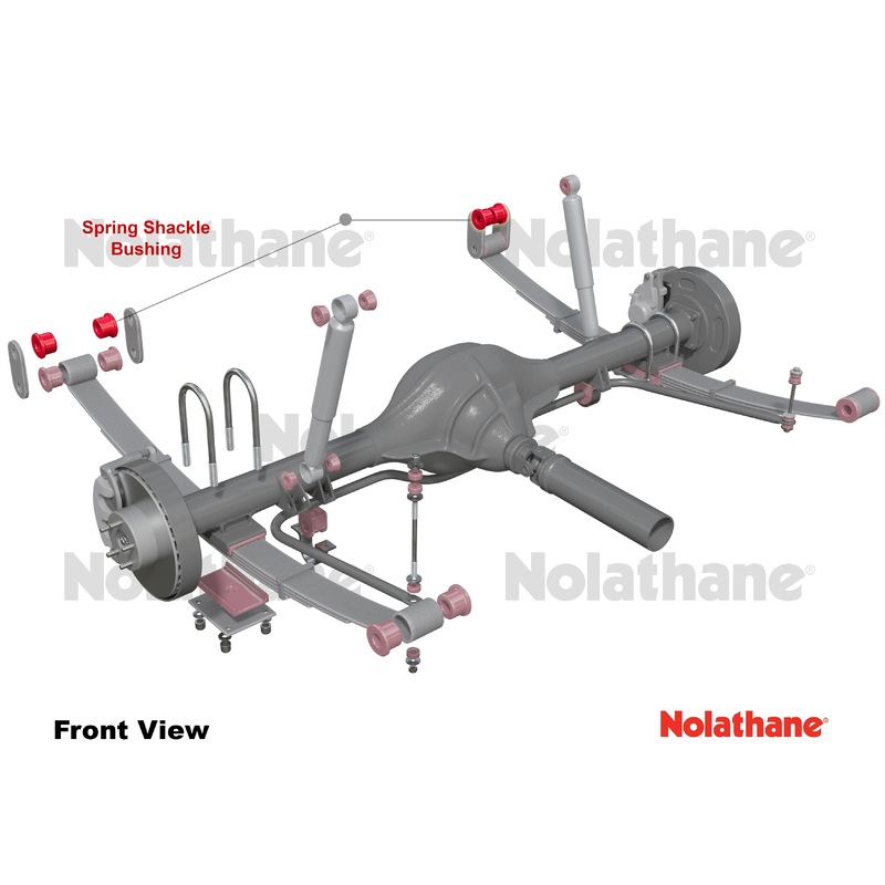 Nolathane Rear Spring – Shackle Bushing Kit  (REV166.0024)